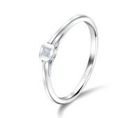 Minimalist Designed Silver Ring NSR-4068